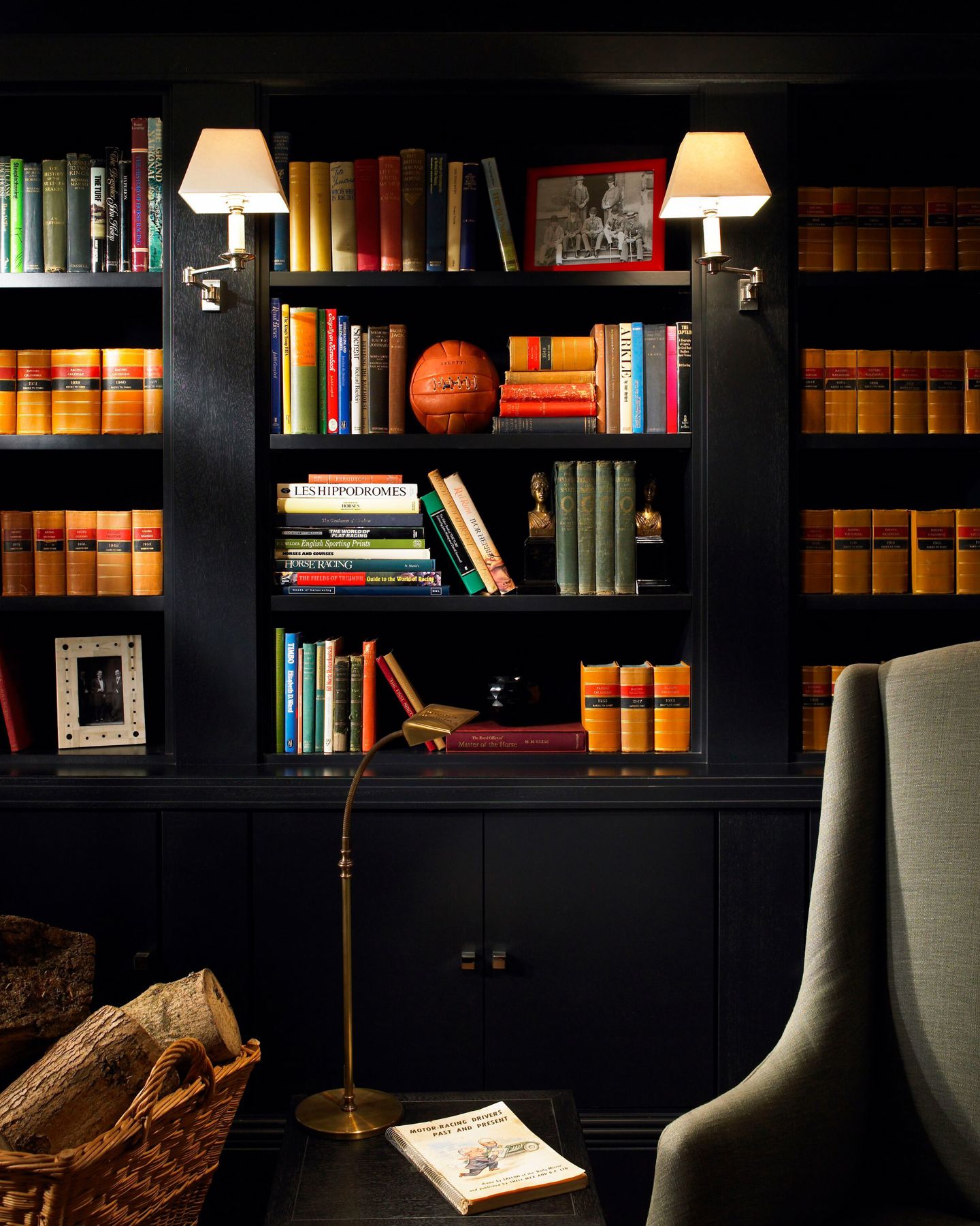 The Library bookcase at The Kennels