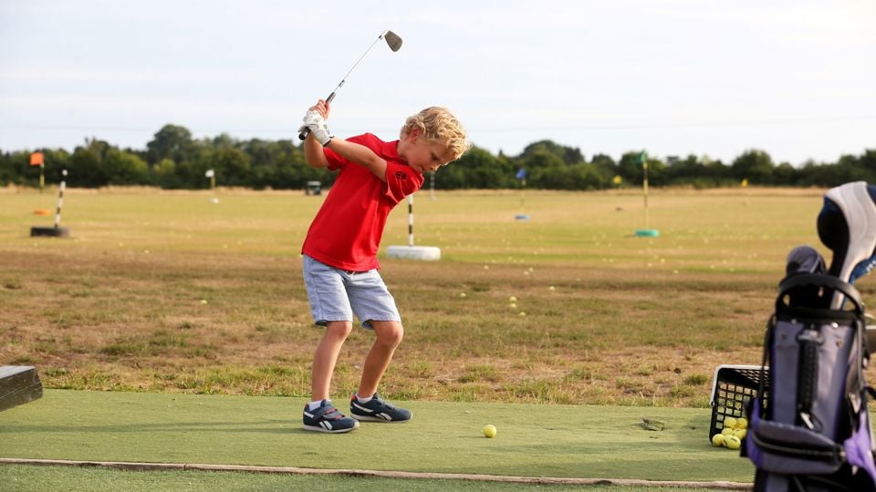 General views of Level Up action at Goodwood Golf, West Sussex. 18th July 2019...Pictured is action from the day including photography with professional golfer Meghan MacLaren...Photograph by Sam Stephenson, 07880 703135, www.samstephenson.co.uk.