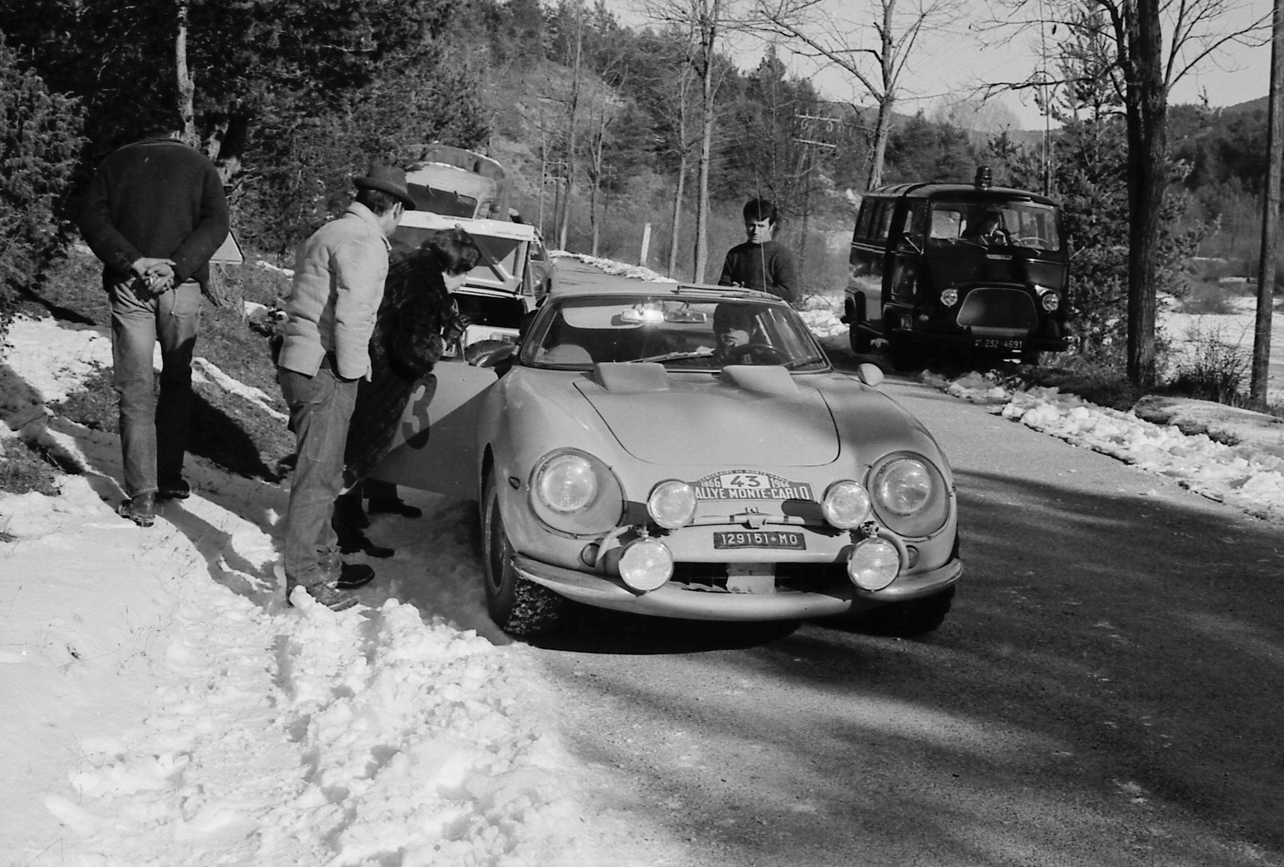 Ferrari in the mountains - in snow and ice - “perfect