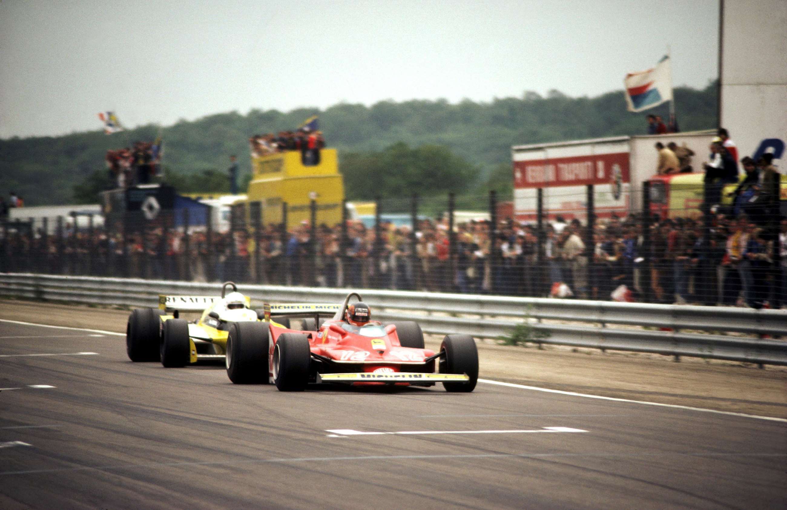 Dijon was the scene of Gilles Villeneuve and Rene Arnoux's legendary duel