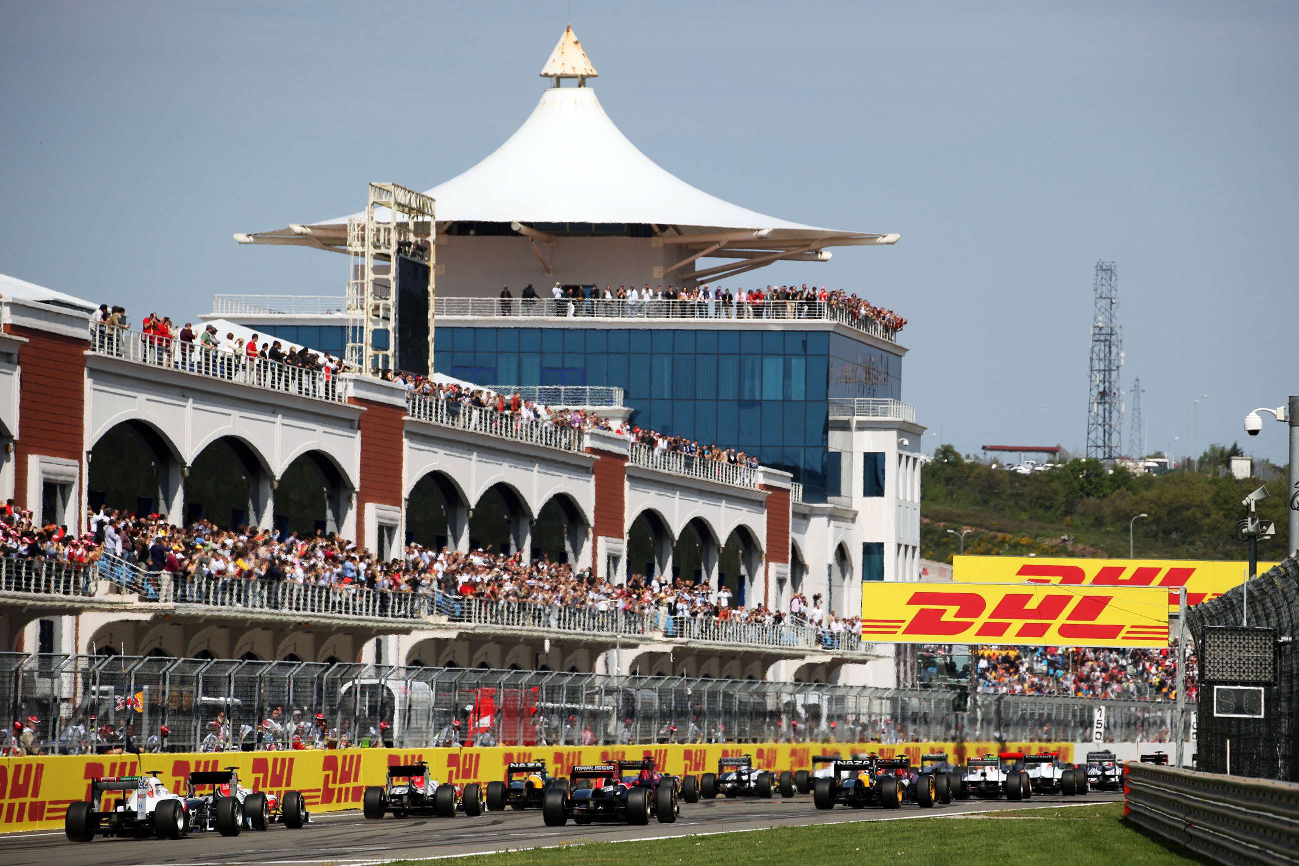 The start of the 2011 Turkish Grand Prix.