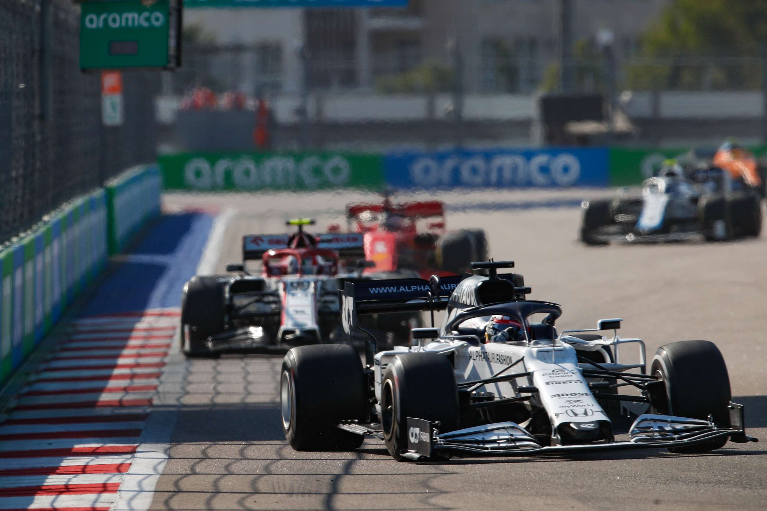 Kvyat driving for AlphaTauri at the 2020 Russian Grand Prix. Courtesy of Motorsport Images.