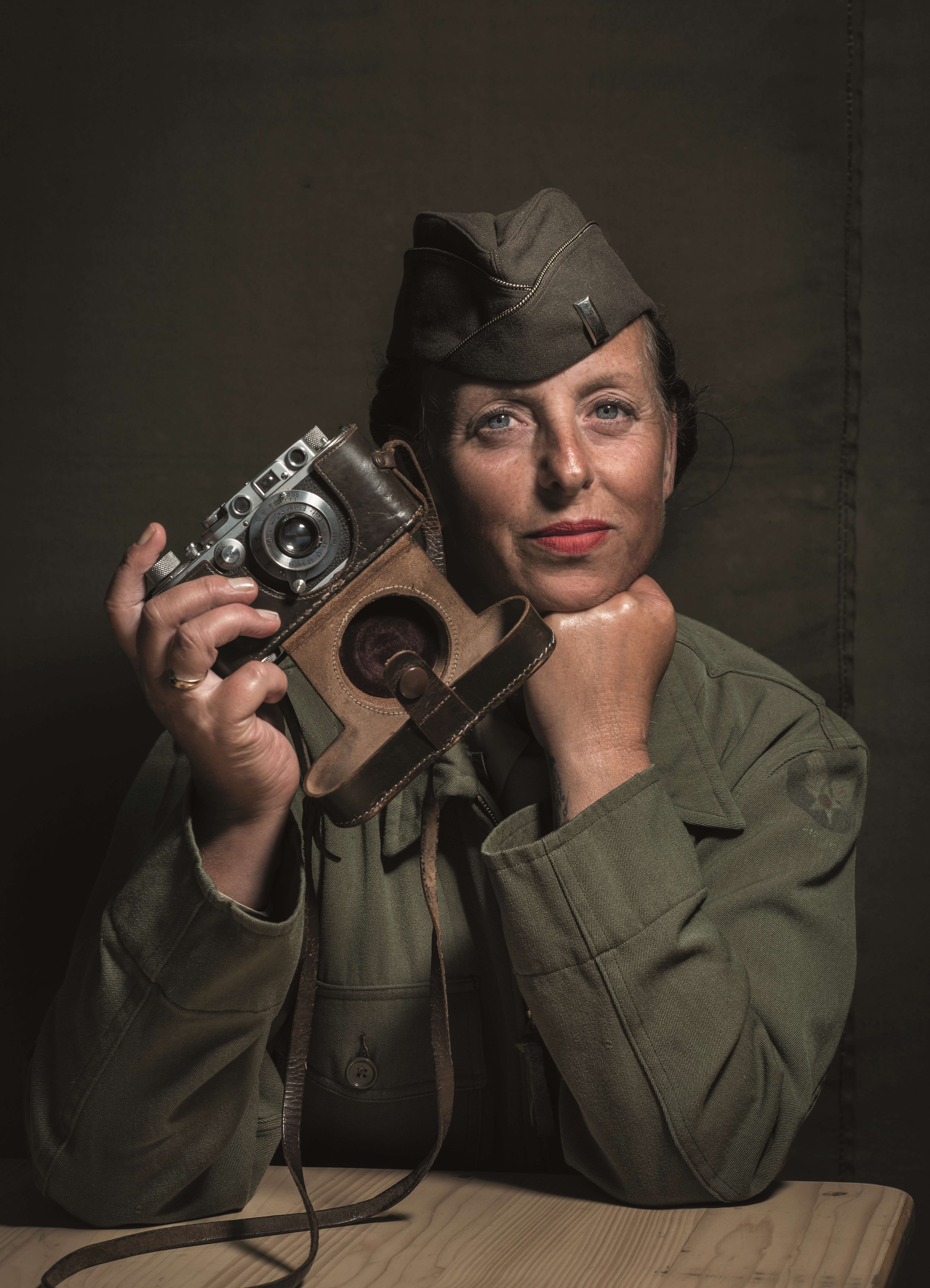 Claire, educator at Castletown D-Day Centre Revival role: female American war correspondent. ‘We have a number of period cameras and a press camp set up as accurately as possible, as we portray the US female war correspondents and the hardships they faced. I'm very passionate about educating the next generation about war and the effect it had, not only on those who fought but also on civilians.’