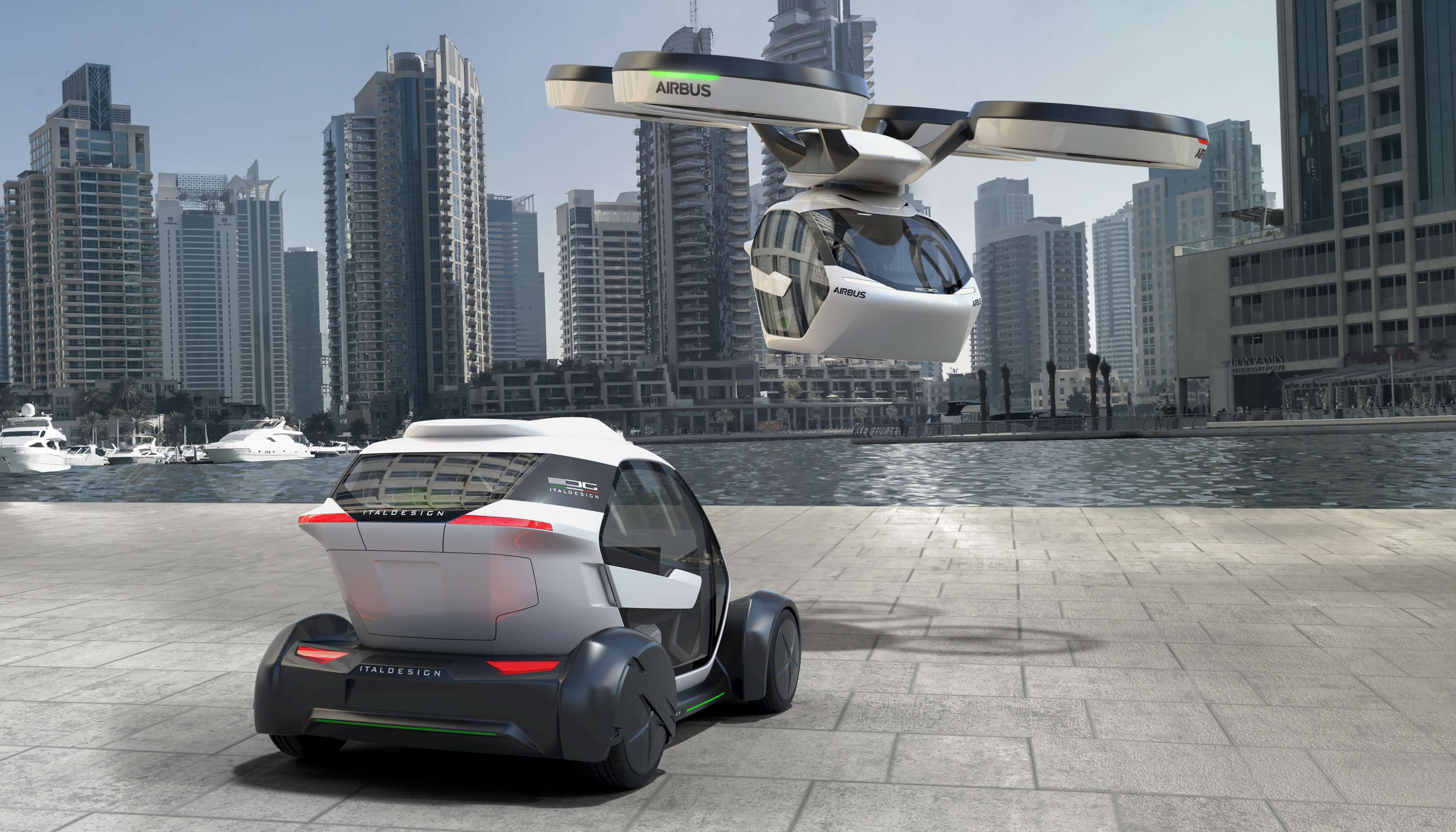 The Airbus Pop.Up: the flying car becomes a reality