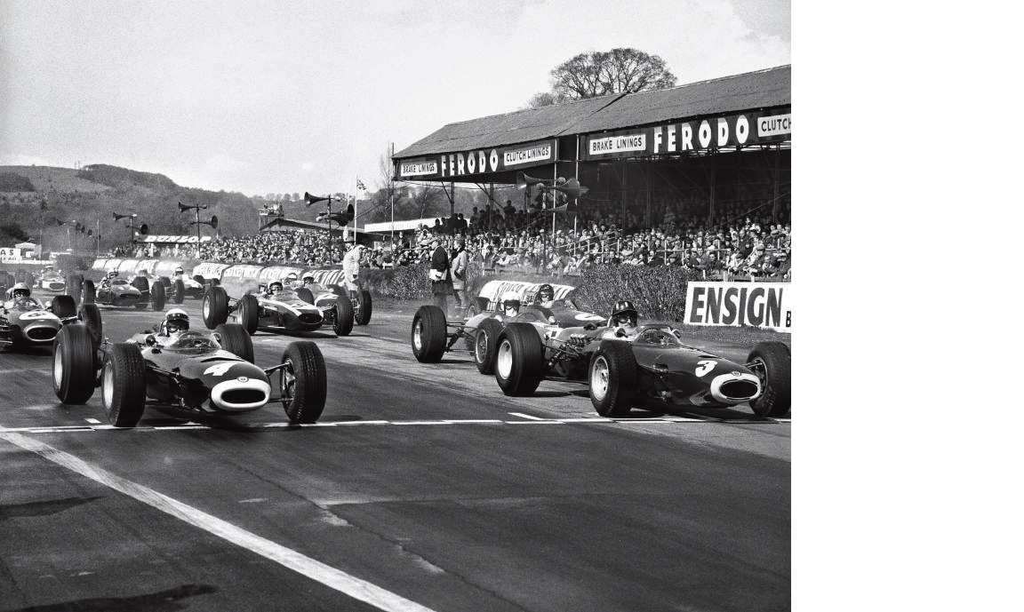 Jackie Stewart at Goodwood in 1965