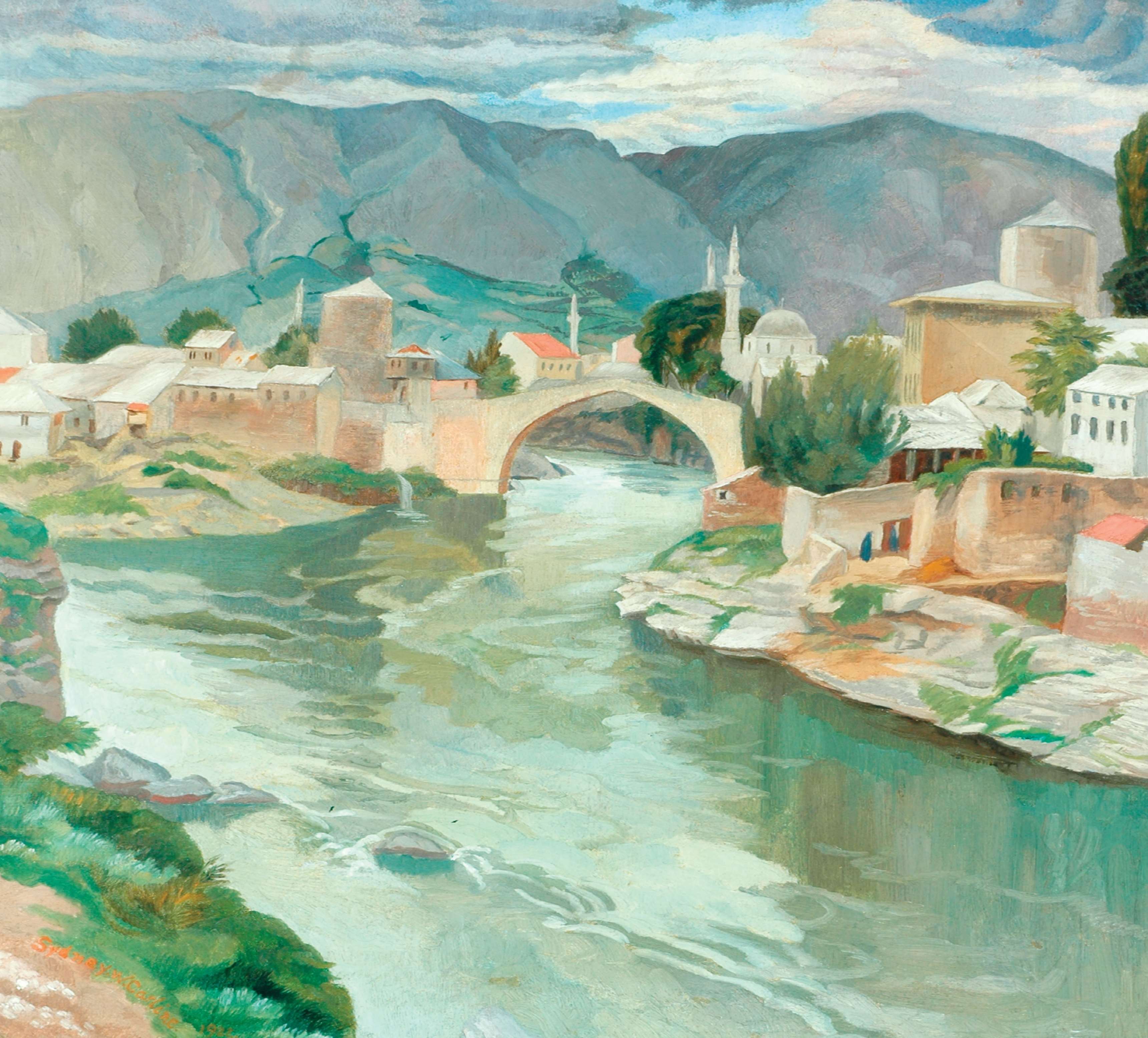 The bridge at Mostar, 1922